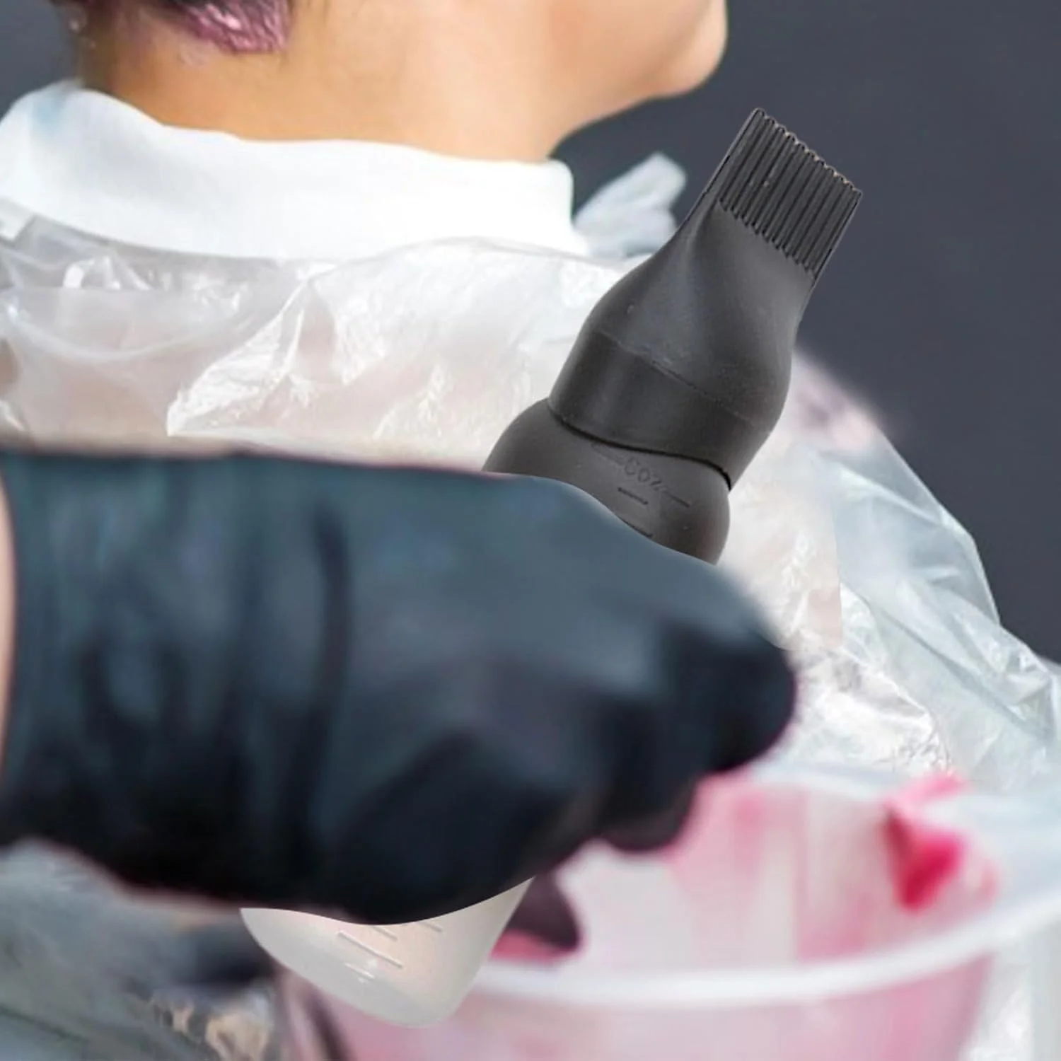 بطری روغن پوست سر، بطری روغن زدن مو | شانه روغن زدن موی سر مدرج و قابل حمل برای آرایشگاه، آموزشگاه زیبایی و مسافرت