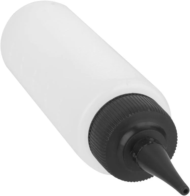 بطری رنگ مو 150 میلی لیتری مدرج سالنی، ابزار آرایشگری، با طراحی خلاقانه و ساخت نفیس