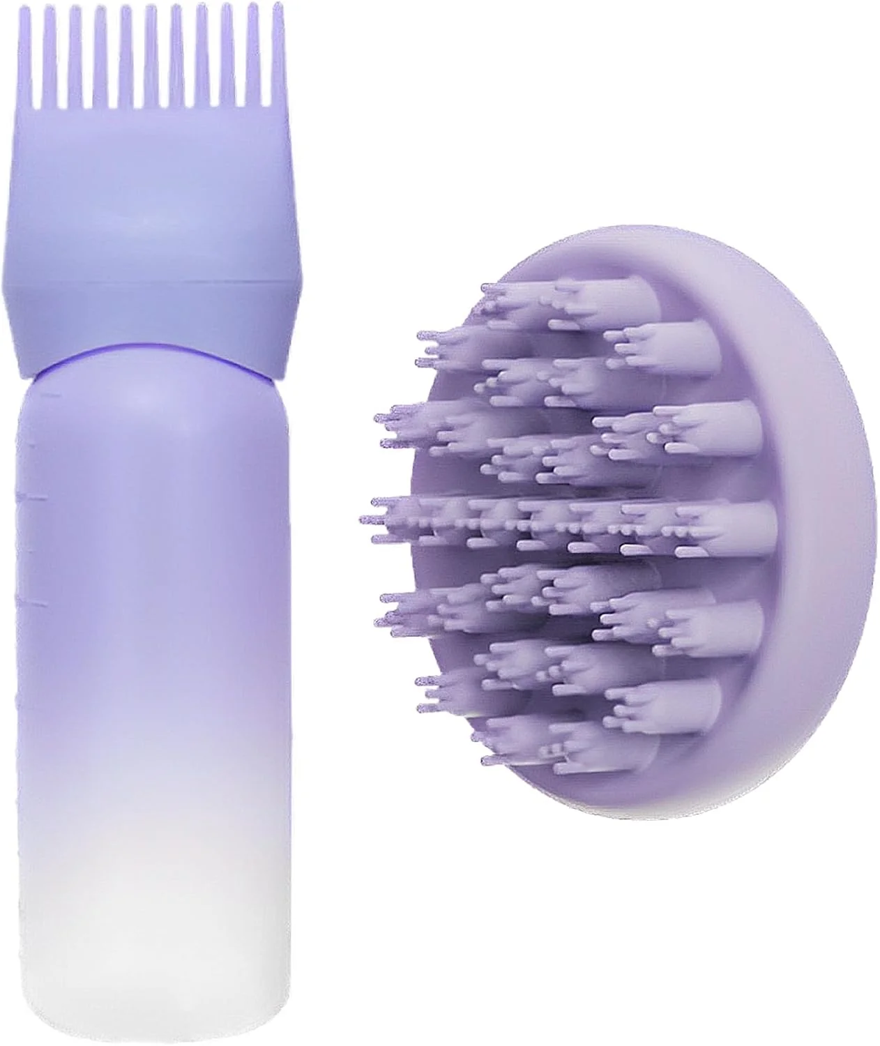 اپلیکاتور روغن مو WhaleO، اپلیکاتور روغن مو با ماساژور پوست سر، بطری اپلیکاتور روغن مو - ابزار حالت دهنده موی قابل اعتماد برای رنگ کردن مو