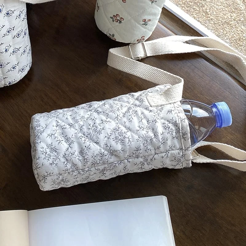 روکش لیوان حرارتی، روکش لیوان کارتونی خلاقانه گل قلاب بافی، روکش لیوان پنبه ای کیف لیوان کتری کودکان، ست مسافرتی مد روز