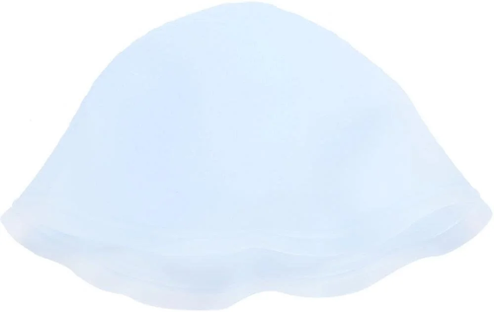 کلاه ژله ای سیلیکونی رنگ مو، کلاه رنگ و هایلایت موی حرفه ای قابل استفاده مجدد با قلاب، ابزار آرایشگری سیلیکونی حرفه ای (آبی)