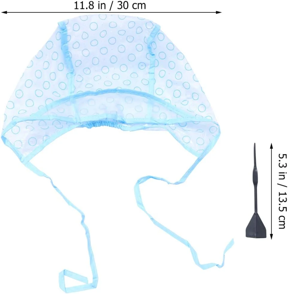 کلاه رنگ مو ZXFSY یکبار مصرف با قلاب، کلاه انعطاف پذیر برای هایلایت مو، مناسب برای آرایشگاه، 4 عدد