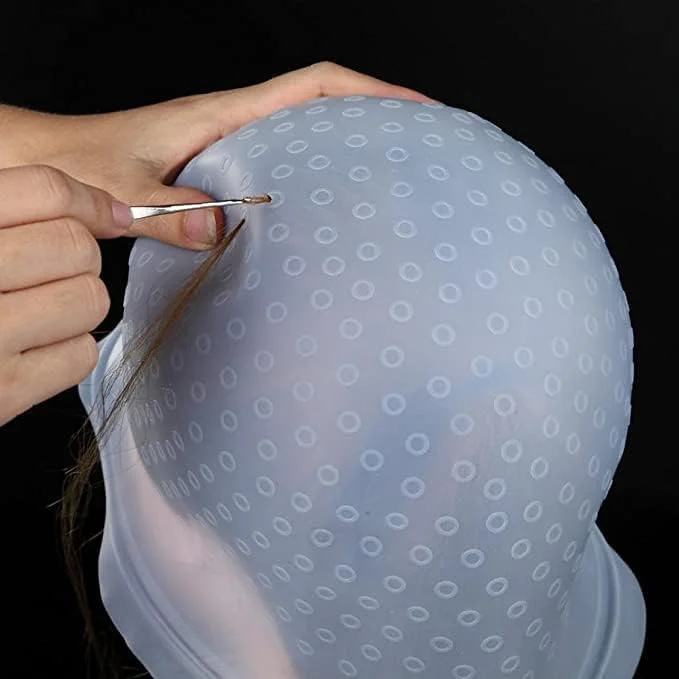 کلاه مش سوزنی، کلاه رنگ موی هایلایت حرفه ای سالن، قابل استفاده مجدد به همراه قلاب (شفاف) کلاه مش سوزنی، کلاه رنگ موی هایلایت حرفه ای سالن، قابل استفاده مجدد به همراه قلاب (شفاف)