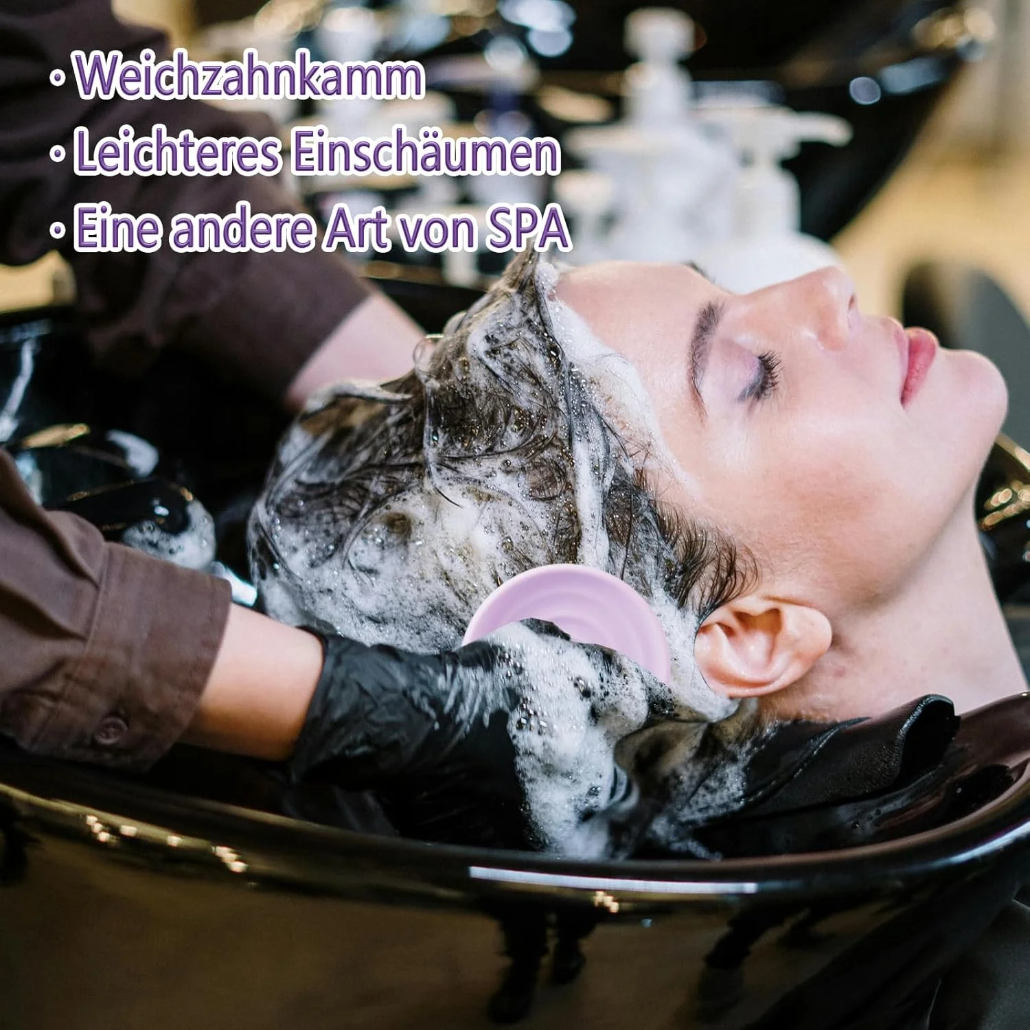 اپلیکاتور روغن مو WhaleO، اپلیکاتور روغن مو با ماساژور پوست سر، بطری اپلیکاتور روغن مو - ابزار حالت دهنده موی قابل اعتماد برای رنگ کردن مو