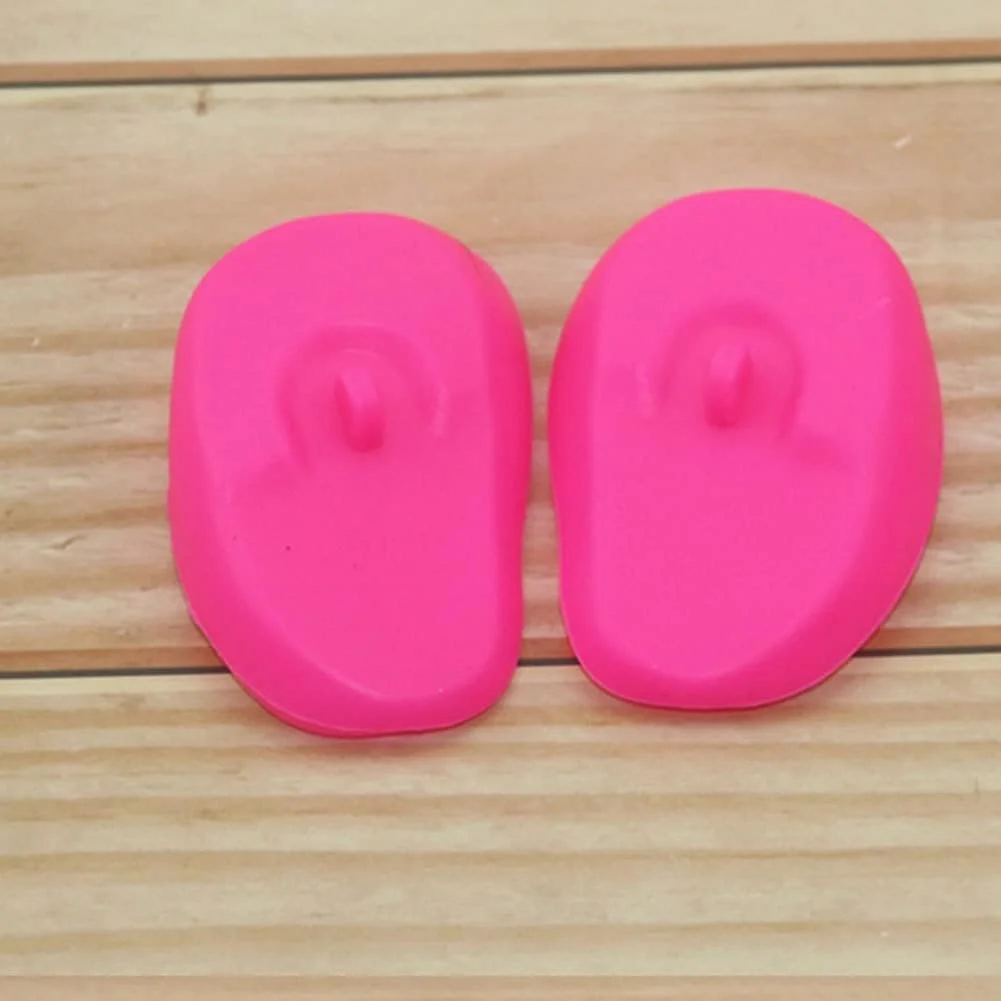 روکش گوش سیلیکونی، کلاهک محافظ گوش برای رنگ کردن مو، روکش گوش رنگ موی دوش، محافظ گوش ضد آب برای رنگ کردن، دوش گرفتن، هنر حمام 1 جفت (صورتی)، محافظ گوش