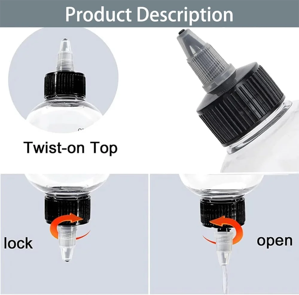 تئوکات بسته 5 عددی بطری فشاری 230 میلی لیتر، بطری اپلیکاتور مو، بطری های فشاری پلاستیکی شفاف با مقیاس، بطری سس، بطری فشاری برای نقاشی، صنایع دستی، آشپزخانه، آرایشگاه تئوکات بسته 5 عددی بطری فشاری 230 میلی لیتر، بطری اپلیکاتور مو، بطری های فشاری پلاستیکی شفاف با مقیاس، بطری سس، بطری فشاری برای نقاشی، صنایع دستی، آشپزخانه، آرایشگاه