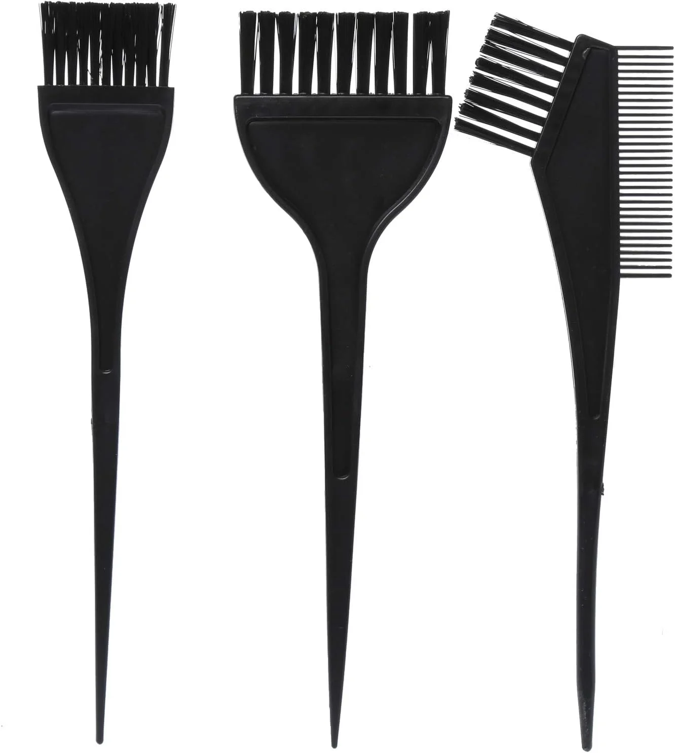 ست برس رنگ مو 4 عددی، مشکی - PF-040