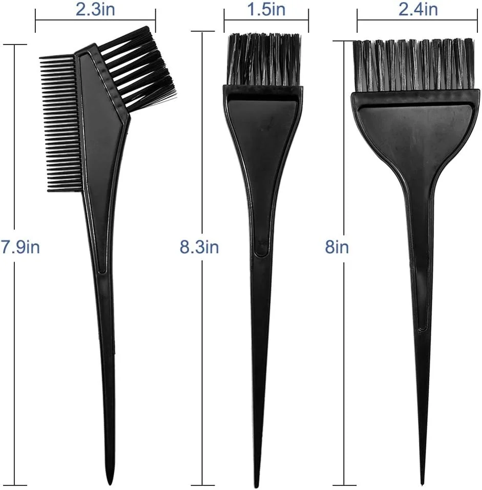 مجموعه کاسه و برس رنگ مو مونمینی، 4 تکه شامل کاسه رنگ، برس رنگ، شانه رنگ برای رنگ کردن و استفاده از مواد رنگی