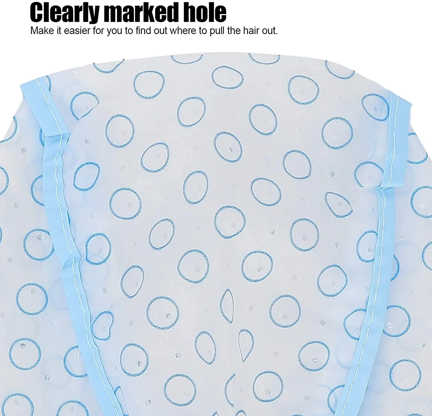 ست کلاه مش مو، شامل برس، کلاه رنگ مو پلاستیکی قابل استفاده مجدد، ابزار هایلایت مو برای رنگ کردن مو در خانه و سالن ست کلاه مش مو، شامل برس، کلاه رنگ مو پلاستیکی قابل استفاده مجدد، ابزار هایلایت مو برای رنگ کردن مو در خانه و سالن