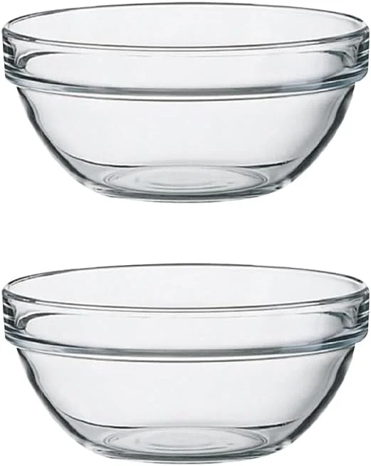 جی هوو 2 عدد کاسه ماسک صورت شیشه ای، کاسه مخلوط کردن ماسک صورت شفاف، کاسه روغن های ضروری، کاسه های آماده سازی غذا، کاسه های اندازه گیری، ابزار زیبایی مراقبت از پوست آرایشی برای سالن حرفه ای