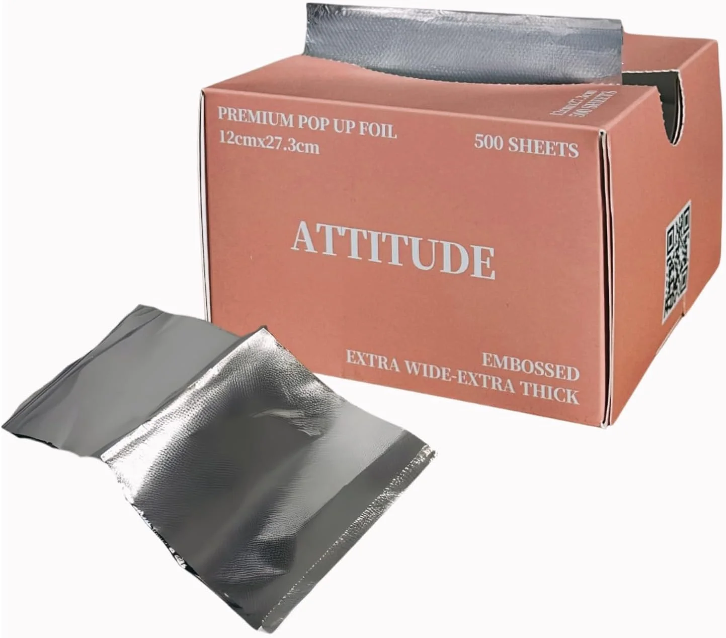 ورق فویل مو پاپ آپ پریمیوم Attitude، طرح دار، فوق العاده پهن، 500 عدد، برای بالیاژ و هایلایت