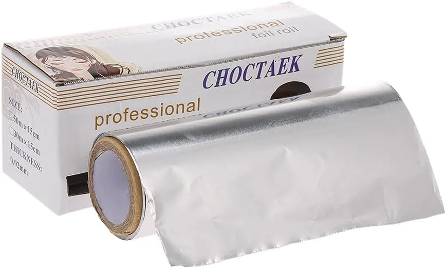 فویل آلومینیومی ایرووامی، فویل آلومینیومی برای فر کردن مو، رنگ کردن مو، هایلایت، طراحی ناخن، ابزار سالن آرایش مو، لوازم جانبی آرایشگری