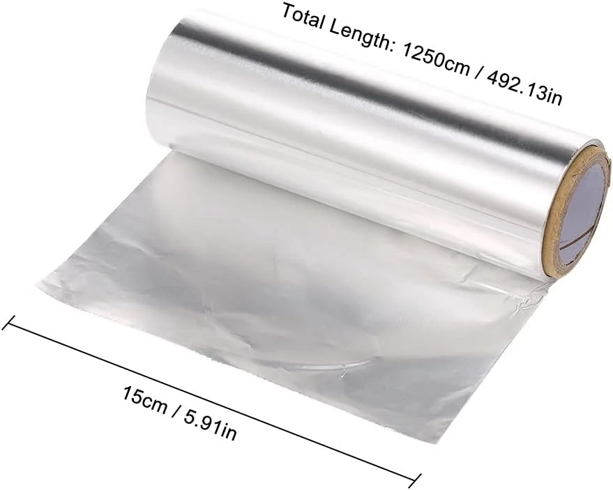 فویل آلومینیومی ایرووامی برای فر کردن مو، رنگ مو، هایلایت، طراحی ناخن، ابزار آرایشگاه و لوازم جانبی آرایشگری