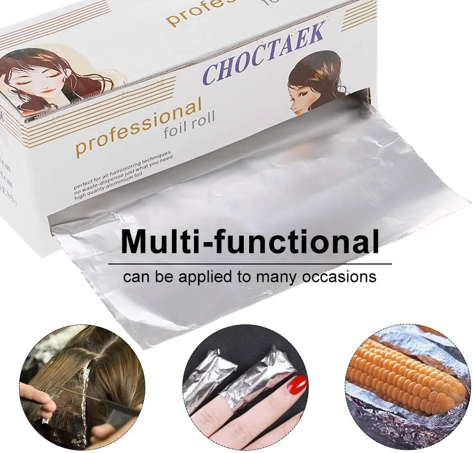 فویل آلومینیومی ایرووامی برای فر کردن مو، رنگ مو، هایلایت، طراحی ناخن، ابزار آرایشگاه و لوازم جانبی آرایشگری