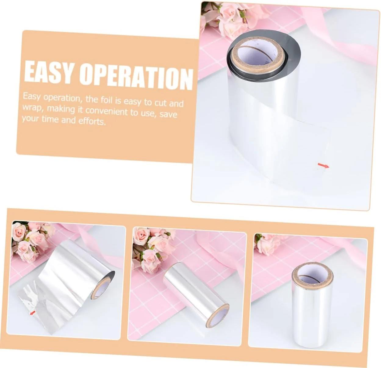 یک رول فویل قلع فر مو فویل هایلایت مو فویل مو برای فر کردن مو فویل مو برای رنگ کردن مو لوازم آرایشگری فویل هایلایت مو فویل مو برای سالن فر مو 15c اختصاصی یک رول فویل قلع فر مو فویل هایلایت مو فویل مو برای فر کردن مو فویل مو برای رنگ کردن مو لوازم آرایشگری فویل هایلایت مو فویل مو برای سالن فر مو 15c اختصاصی