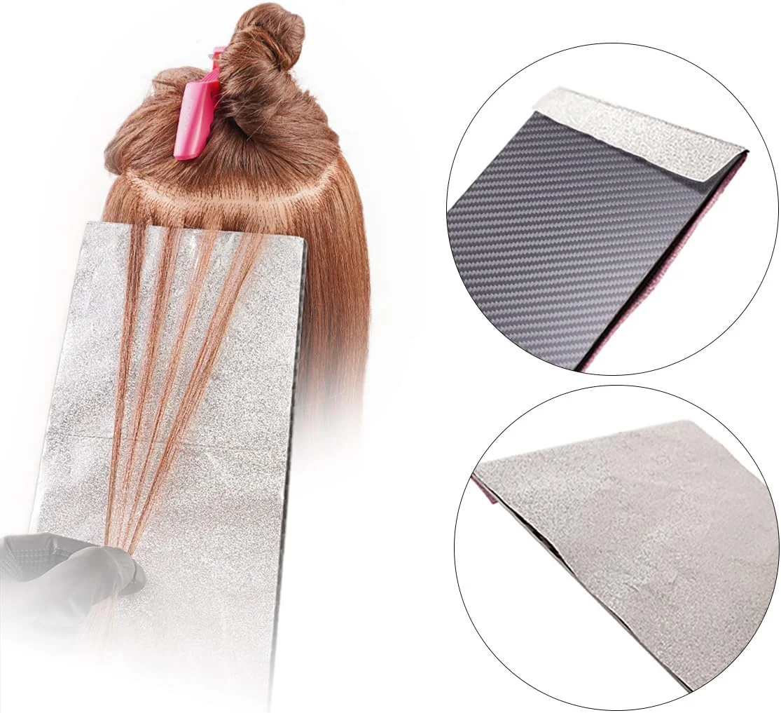 تخته فویل/بالیاژ حرفه ای فیبر کربن SHKALLI، تخته هایلایت، ابزار رنگ آمیزی مو (مشکی مات، مشکی مات L)