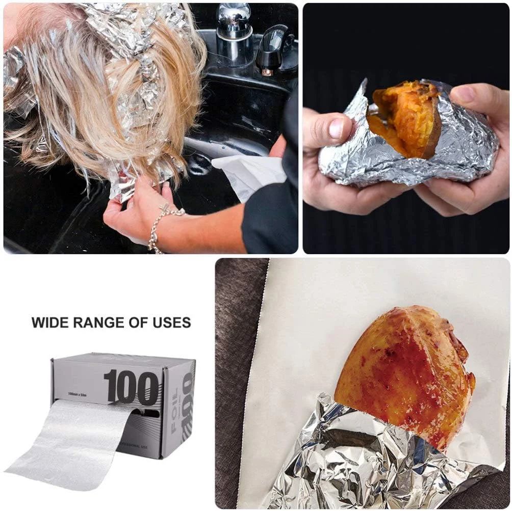 فویل رنگ مو نقره ای، رول فویل هایلایت، فویل فر کننده مو حرفه ای، فویل آرایشگاهی، روکش مو 5000x12 سانتی متر فویل رنگ مو نقره ای، رول فویل هایلایت، فویل فر کننده مو حرفه ای، فویل آرایشگاهی، روکش مو 5000x12 سانتی متر