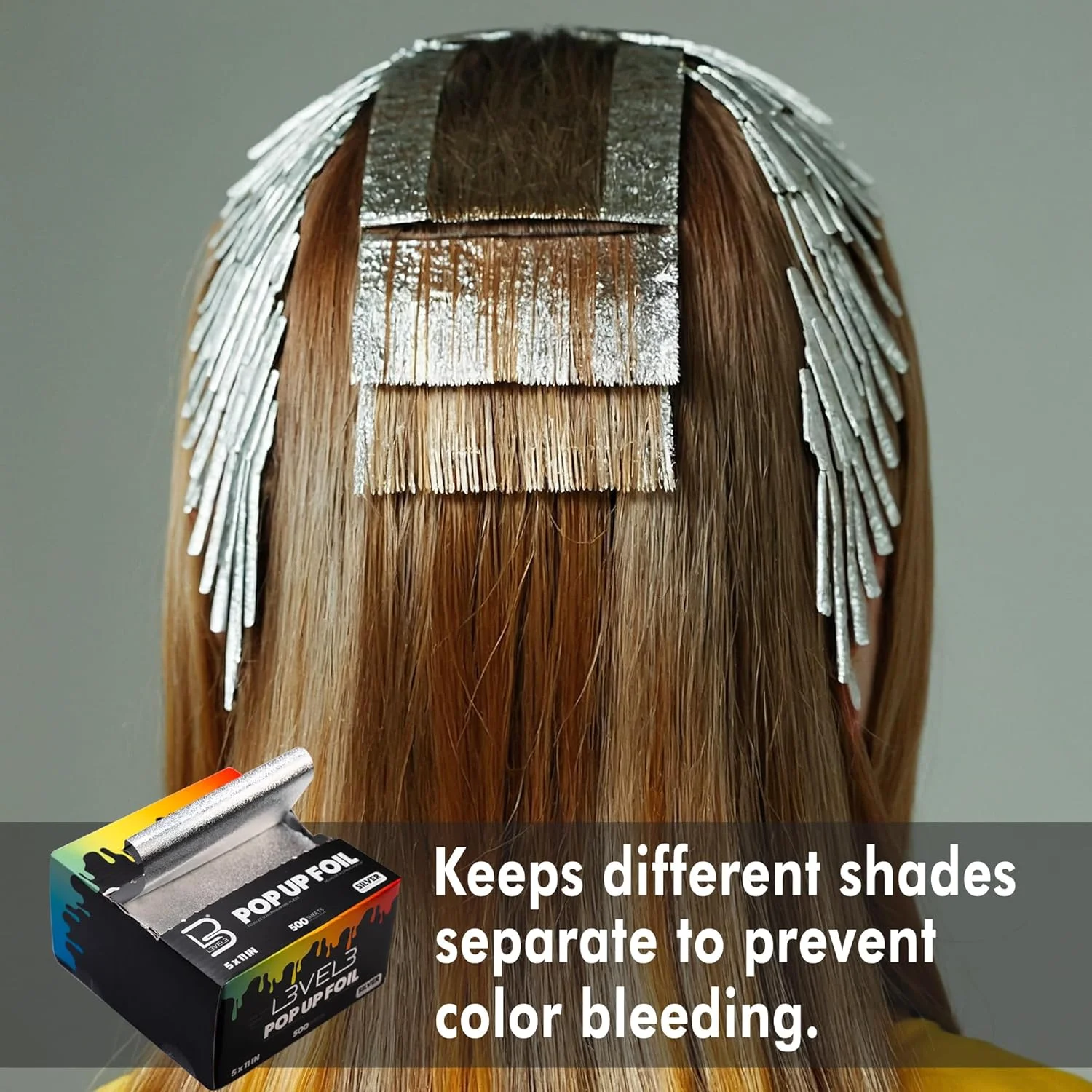 فویل پاپ آپ لول 3 - رنگ آمیزی آسان مو - چسبندگی ایمن - 12.7 سانتی متر در 27.3 سانتی متر - 500 برگه آلومینیومی فویل پاپ آپ لول 3 - رنگ آمیزی آسان مو - چسبندگی ایمن - 12.7 سانتی متر در 27.3 سانتی متر - 500 برگه آلومینیومی