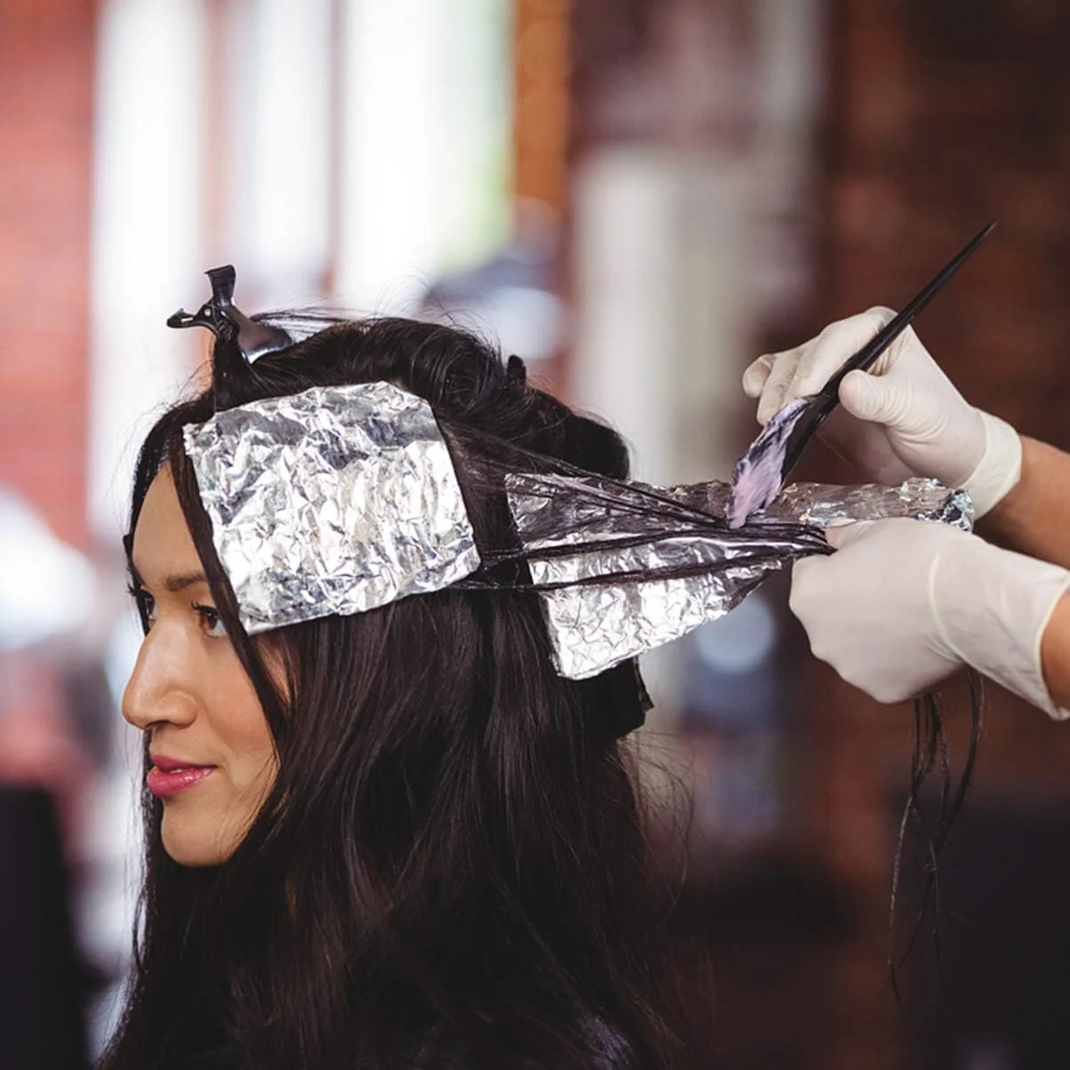 رول فویل رنگ مو، فویل هایلایت، ورق فویل فر مو سالنی، فویل قلع هایلایت برای آرایشگاه 500x10x7.5 سانتی متر