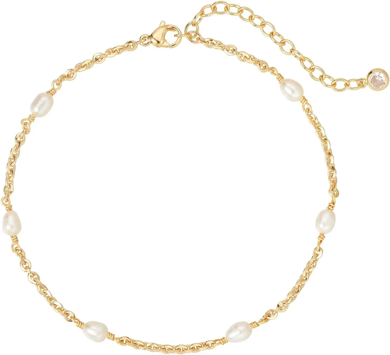 خلخال مروارید طلایی ظریف MEVECCO زنانه، روکش طلای 14 عیار، دستبند خلخال مروارید آب شیرین دست ساز، زنجیر پای مینیمال و زیبا، خلخال مروارید سفید، هدیه جواهرات زنانه، 10.5 اینچ، برنج خلخال مروارید طلایی ظریف MEVECCO زنانه، روکش طلای 14 عیار، دستبند خلخال مروارید آب شیرین دست ساز، زنجیر پای مینیمال و زیبا، خلخال مروارید سفید، هدیه جواهرات زنانه، 10.5 اینچ، برنج