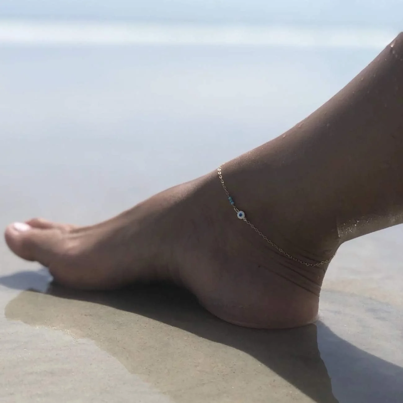 خلخال مرواریدی Mevecco دست ساز با روکش طلای 18 عیار، خلخال ساحلی ظریف بوهمی، دستبند مچ پا زیبا، زنجیر پا با سکه های آویز فیروزه ای لایه ای قابل تنظیم برای زنان، فلزی خلخال مرواریدی Mevecco دست ساز با روکش طلای 18 عیار، خلخال ساحلی ظریف بوهمی، دستبند مچ پا زیبا، زنجیر پا با سکه های آویز فیروزه ای لایه ای قابل تنظیم برای زنان، فلزی