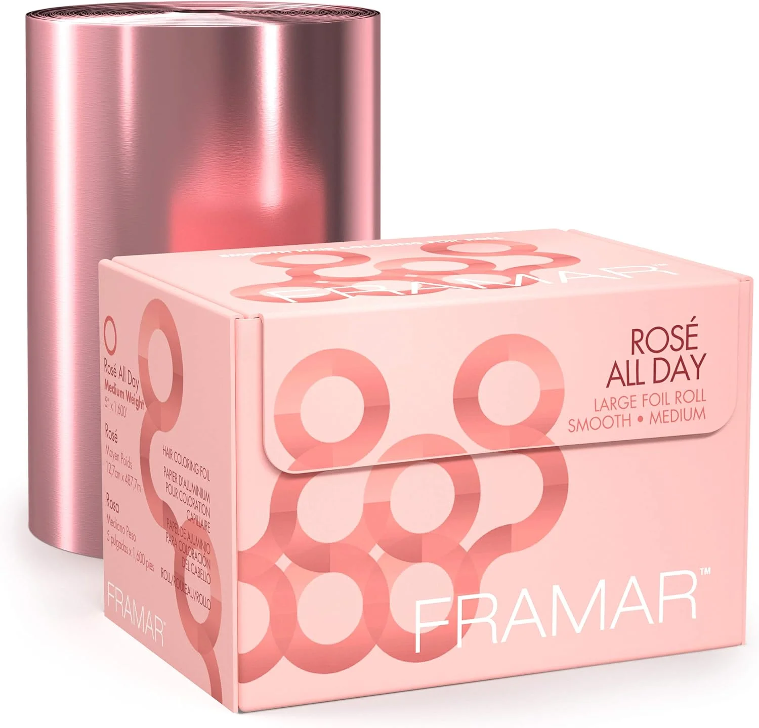 رول فویل آلومینیومی Framar Rosé All Day، کاغذ فویل - متوسط 1600 فوت