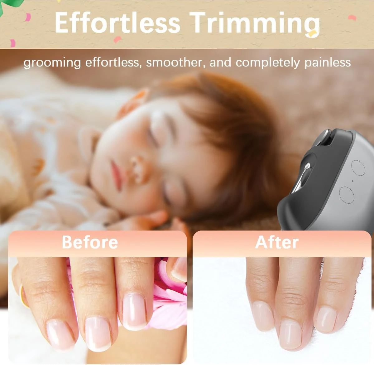 ناخن گیر برقی با قابلیت پولیش، ناخن گیر اتوماتیک 3 در 1 RIMOL با چراغ LED و محفظه نگهداری خرده ناخن، اصلاح بدون درد برای بزرگسالان، سالمندان، زنان، مردان و کودکان (خاکستری مات و مشکی) ناخن گیر برقی با قابلیت پولیش، ناخن گیر اتوماتیک 3 در 1 RIMOL با چراغ LED و محفظه نگهداری خرده ناخن، اصلاح بدون درد برای بزرگسالان، سالمندان، زنان، مردان و کودکان (خاکستری مات و مشکی)