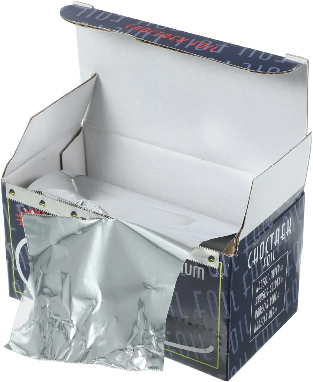 ورق فویل آرایشگری FRCOLOR، یک رول فویل هایلایت، رول فویل صاف، رول فویل آلومینیومی منقوش، ابزار مو برای سالن آرایش