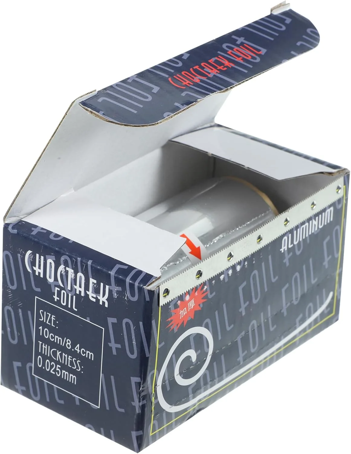 رول فویل آلومینیومی نقره ای 50 متری UKCOCO: فویل ضخیم شده برای هایلایت و رنگ کردن مو - عرض 8.5 سانتی متر ابزار مدلینگ آرایشگاه