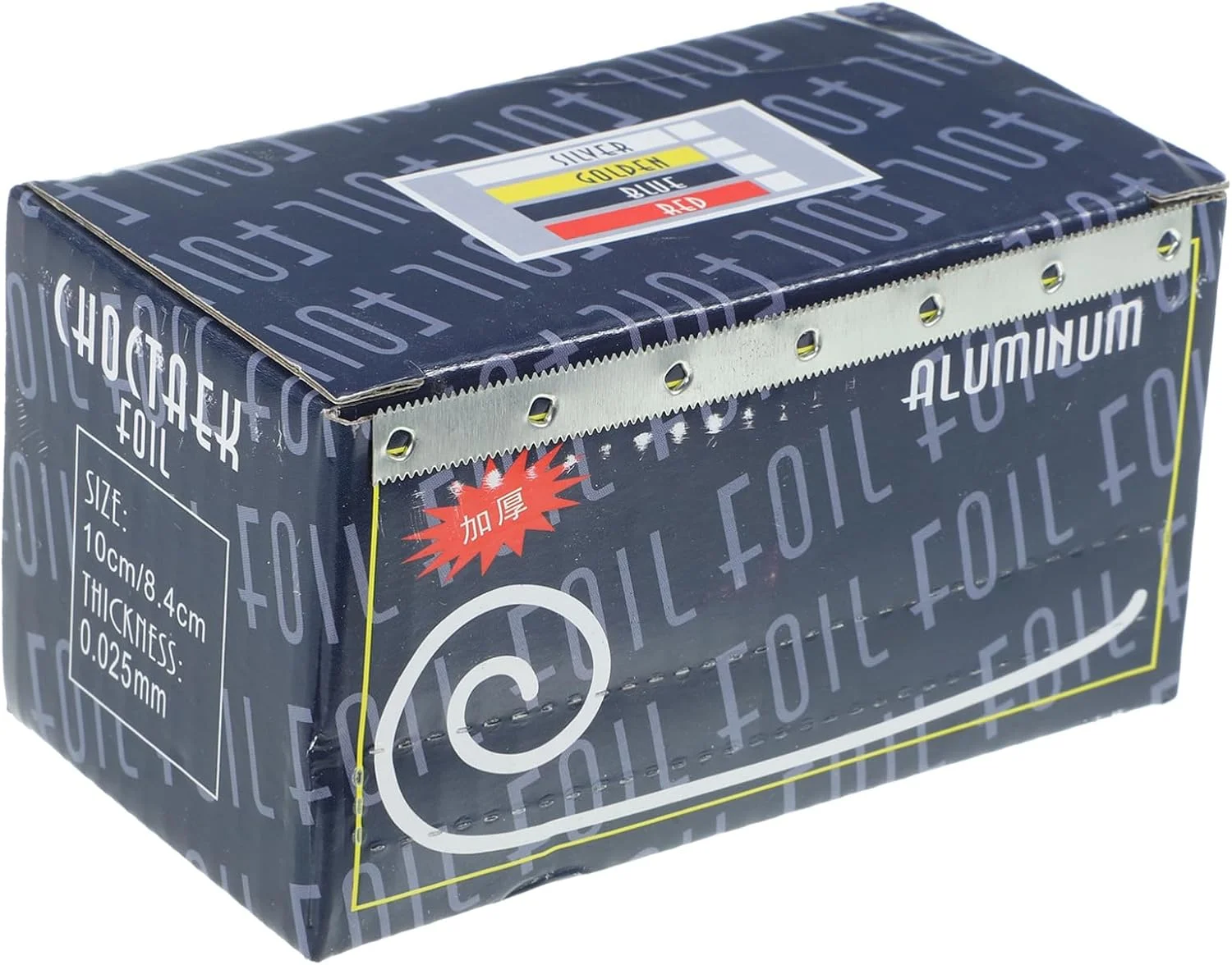 رول فویل آلومینیومی نقره ای 50 متری UKCOCO: فویل ضخیم شده برای هایلایت و رنگ کردن مو - عرض 8.5 سانتی متر ابزار مدلینگ آرایشگاه