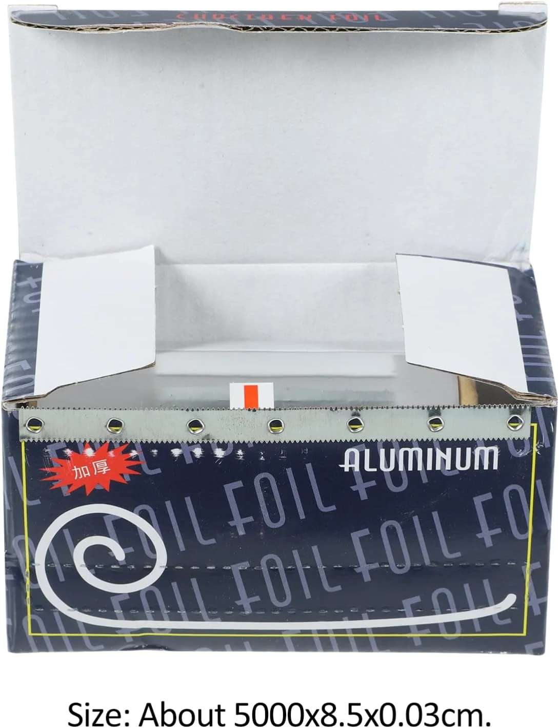 رول فویل آلومینیومی نقره ای 50 متری UKCOCO: فویل ضخیم شده برای هایلایت و رنگ کردن مو - عرض 8.5 سانتی متر ابزار مدلینگ آرایشگاه