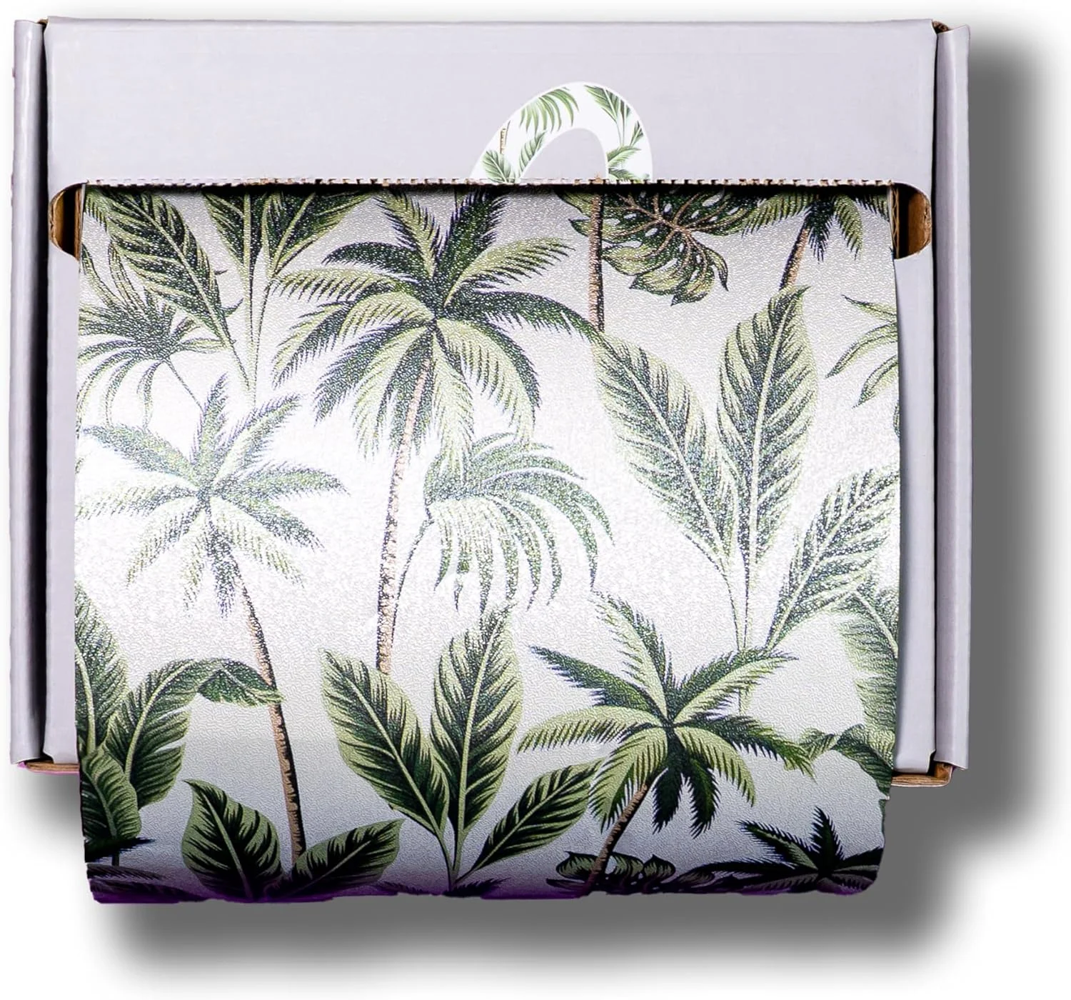 فویل اکسترا واید سیمپلی هیر، فویل آرایشی برای هایلایت و بالیاژ، رول فویل مو با عرض 12.7 سانتی متر به همراه کاتر داخلی. فویل منقش با طرح برگ نخل.