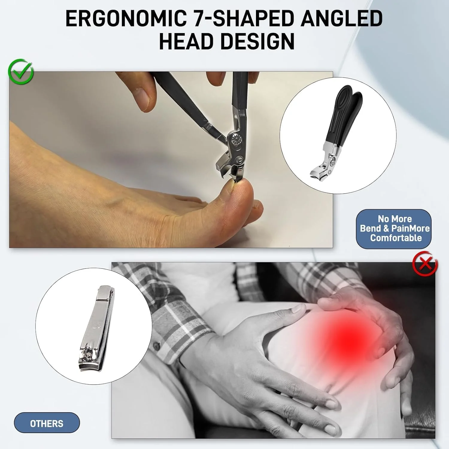 ناخن گیر برای ناخن های ضخیم، ست ناخن گیر با دهانه پهن، ناخن گیر ناخن انگشتان دست و پا، سوهان ناخن، ناخن گیر استیل ضد زنگ سنگین برای سالمندان، مردان و زنان ناخن گیر برای ناخن های ضخیم، ست ناخن گیر با دهانه پهن، ناخن گیر ناخن انگشتان دست و پا، سوهان ناخن، ناخن گیر استیل ضد زنگ سنگین برای سالمندان، مردان و زنان
