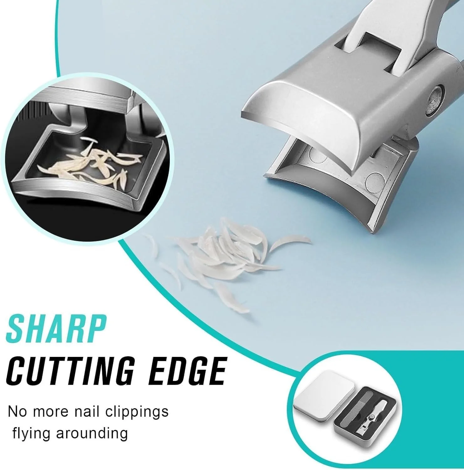 ناخن گیر آلمانی مردانه، ناخن گیر فوق العاده تیز و لوکس، ناخن گیر حرفه ای، ناخن گیر انگشت شست پا فوق العاده بزرگ و سنگین برای سالمندان با سوهان گیرنده (نقره ای) ناخن گیر آلمانی مردانه، ناخن گیر فوق العاده تیز و لوکس، ناخن گیر حرفه ای، ناخن گیر انگشت شست پا فوق العاده بزرگ و سنگین برای سالمندان با سوهان گیرنده (نقره ای)