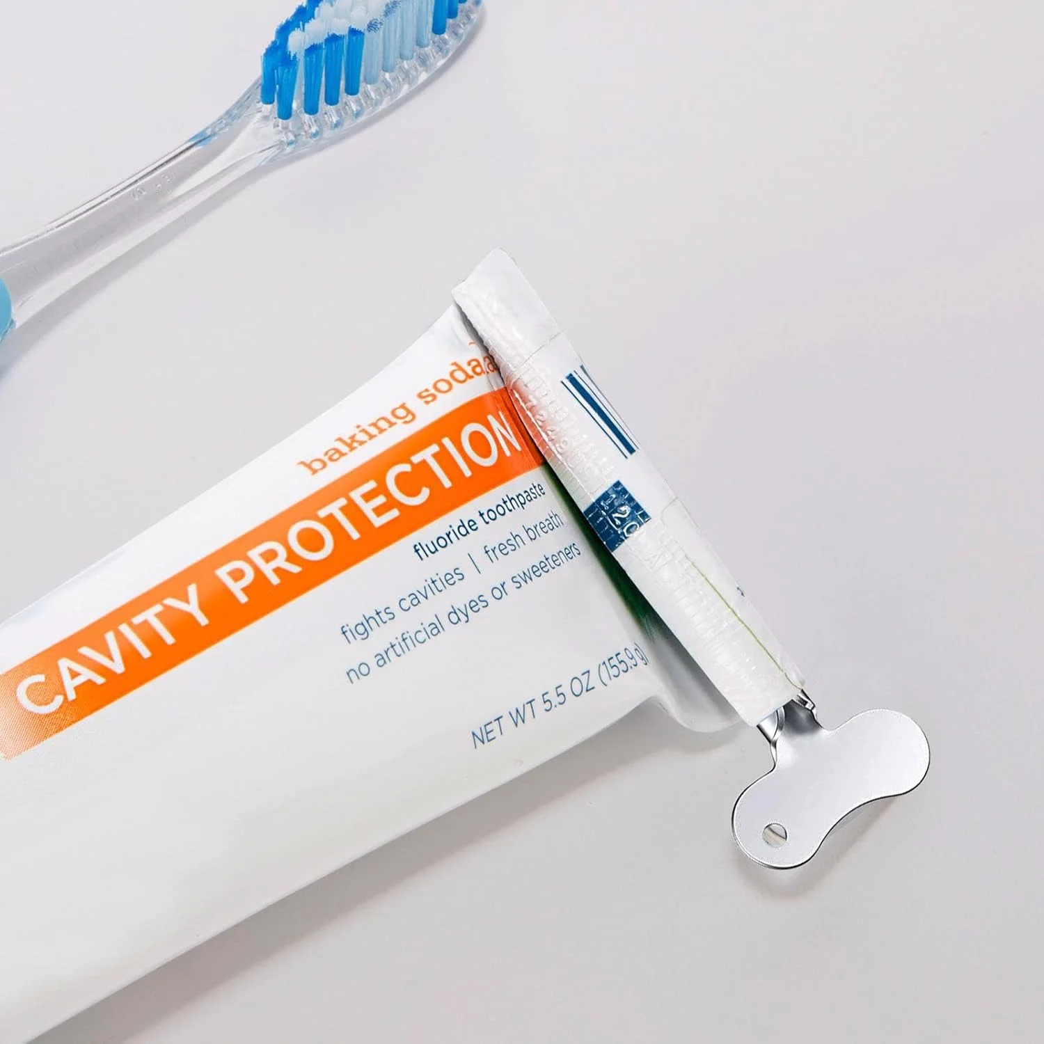 غلتک فشار دهنده خمیر دندان - مجموعه 6 عددی غلتک لوله خمیر دندان قابل استفاده مجدد، کلید پخش کننده خمیر دندان، ابزار رنگ مو و غلتک رنگ