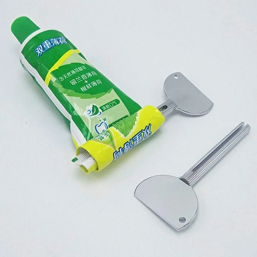 بسته 4 عددی فشار دهنده تیوب، فشار دهنده تیوب فلزی و آلومینیومی غلتکی مناسب برای خمیر دندان، تیوب رنگ، لوازم آرایشی، رنگ مو، کرم دست، هنرمند، آرایشگاه، نقاش