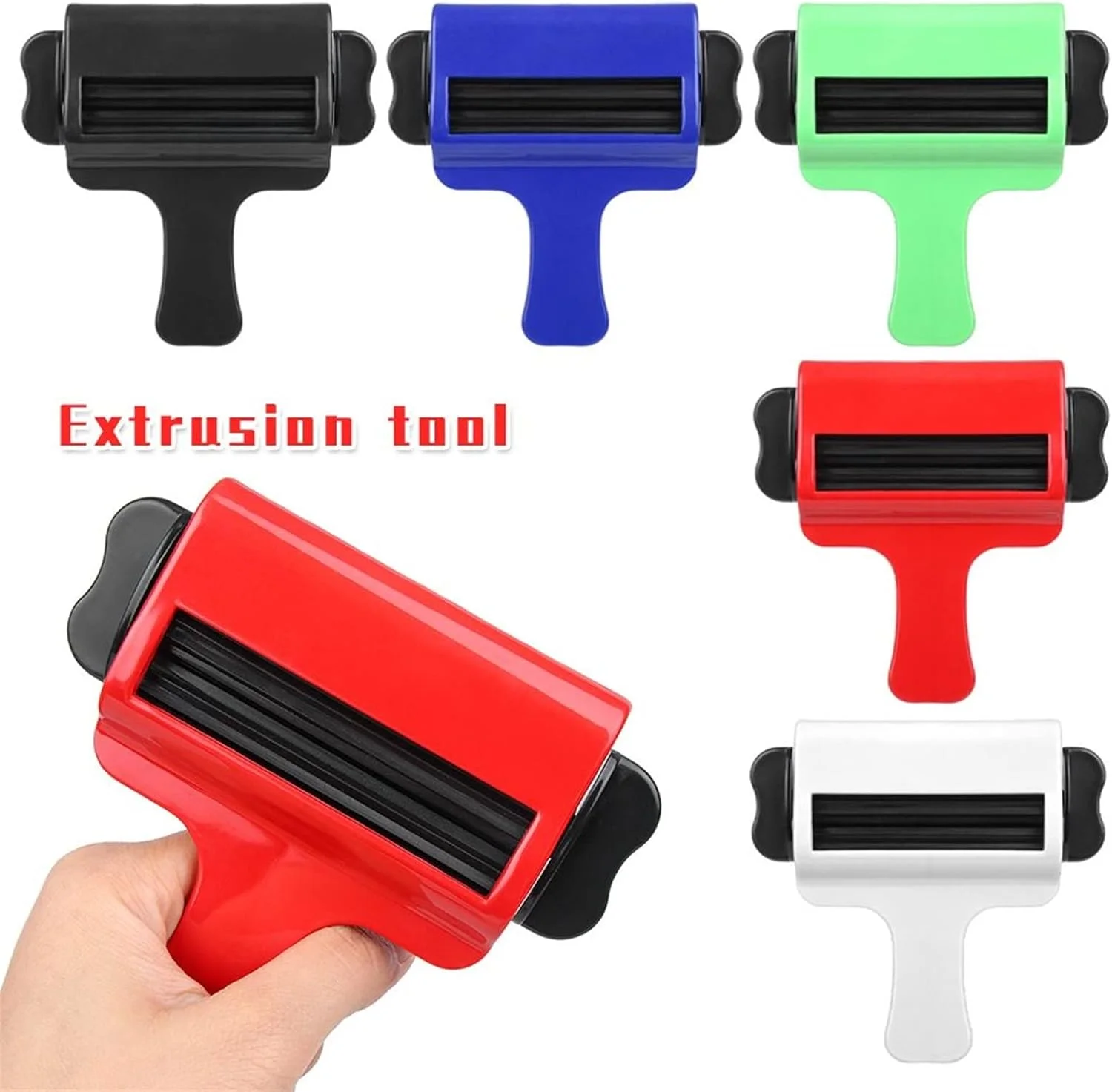 نگهدارنده مسواک VFNRESW، ابزار حرفه ای رنگ موی سالن، فشار دهنده کرم رنگ مو، اکسترودر رنگدانه، فشار دهنده خمیر دندان، ابزار آرایشگری لوله ای (Hortel)