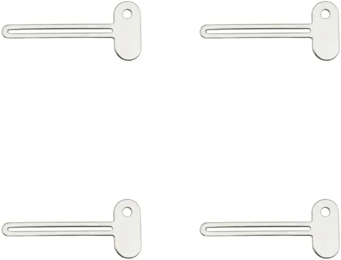 JDIEOQA 4 عدد فشار دهنده خمیر دندان لوله ای، فشار دهنده کرم دست استیل ضد زنگ، پخش کننده رنگ مو و رنگ آرایشی بهداشتی برای صرفه جویی در پماد خمیر دندان