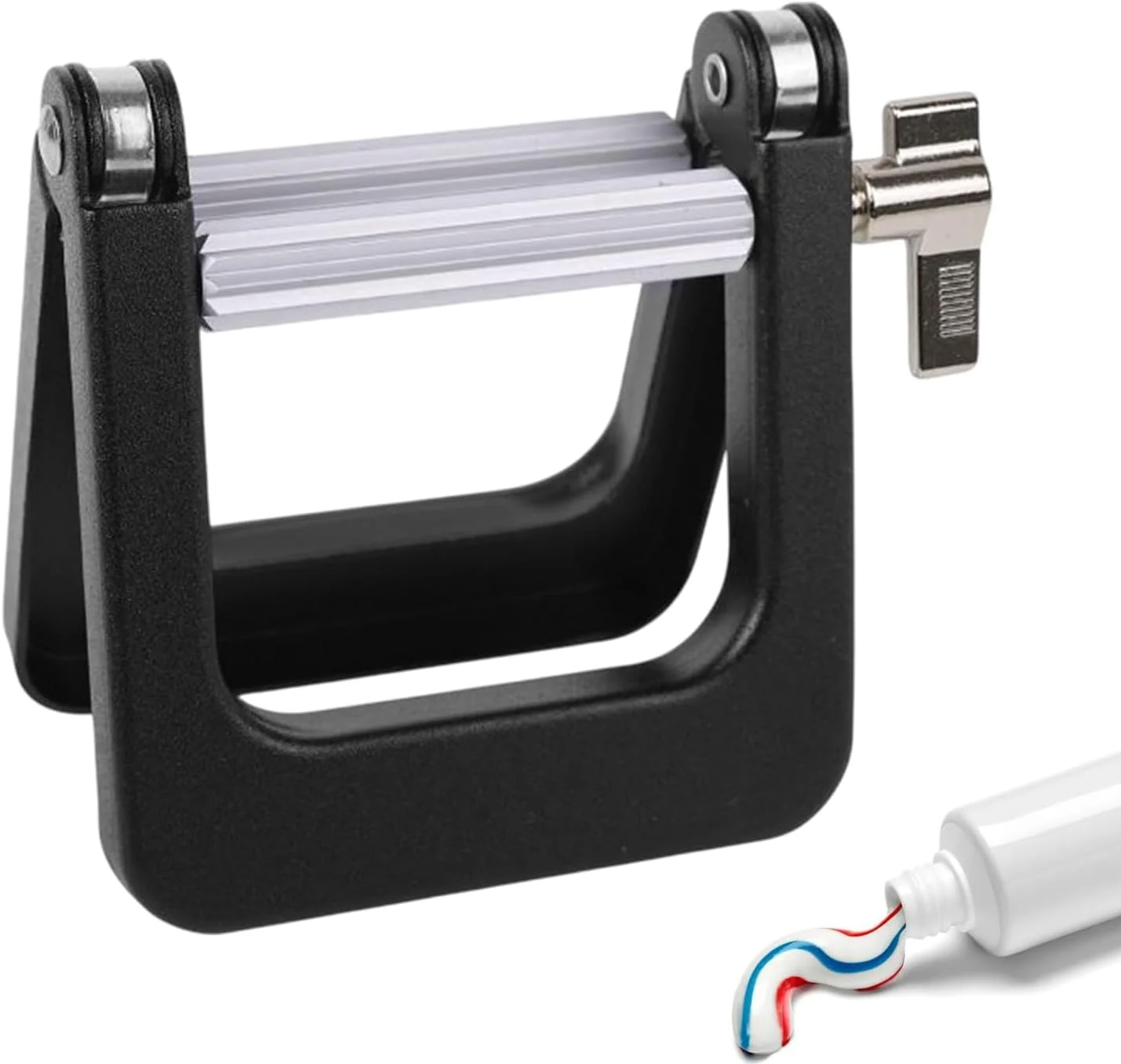 فشار دهنده فلزی خمیر دندان - گیره فشار دهنده چند منظوره خمیر دندان، لوازم جانبی حمام برای پماد رنگ مو، مناسب منزل، مسافرت، سالن و استودیو