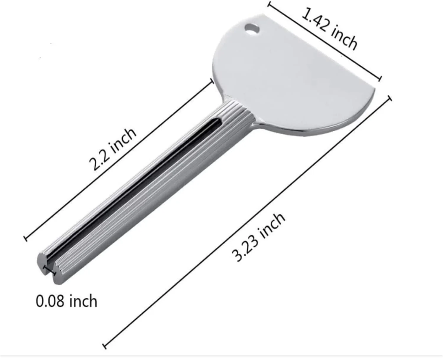 فشار دهنده خمیر دندان SIMBAE، آلیاژ آلومینیوم، فلزی، مناسب برای لوله های خمیر دندان، رنگ مو، رنگ های آرایشی و بهداشتی، لوازم حمام