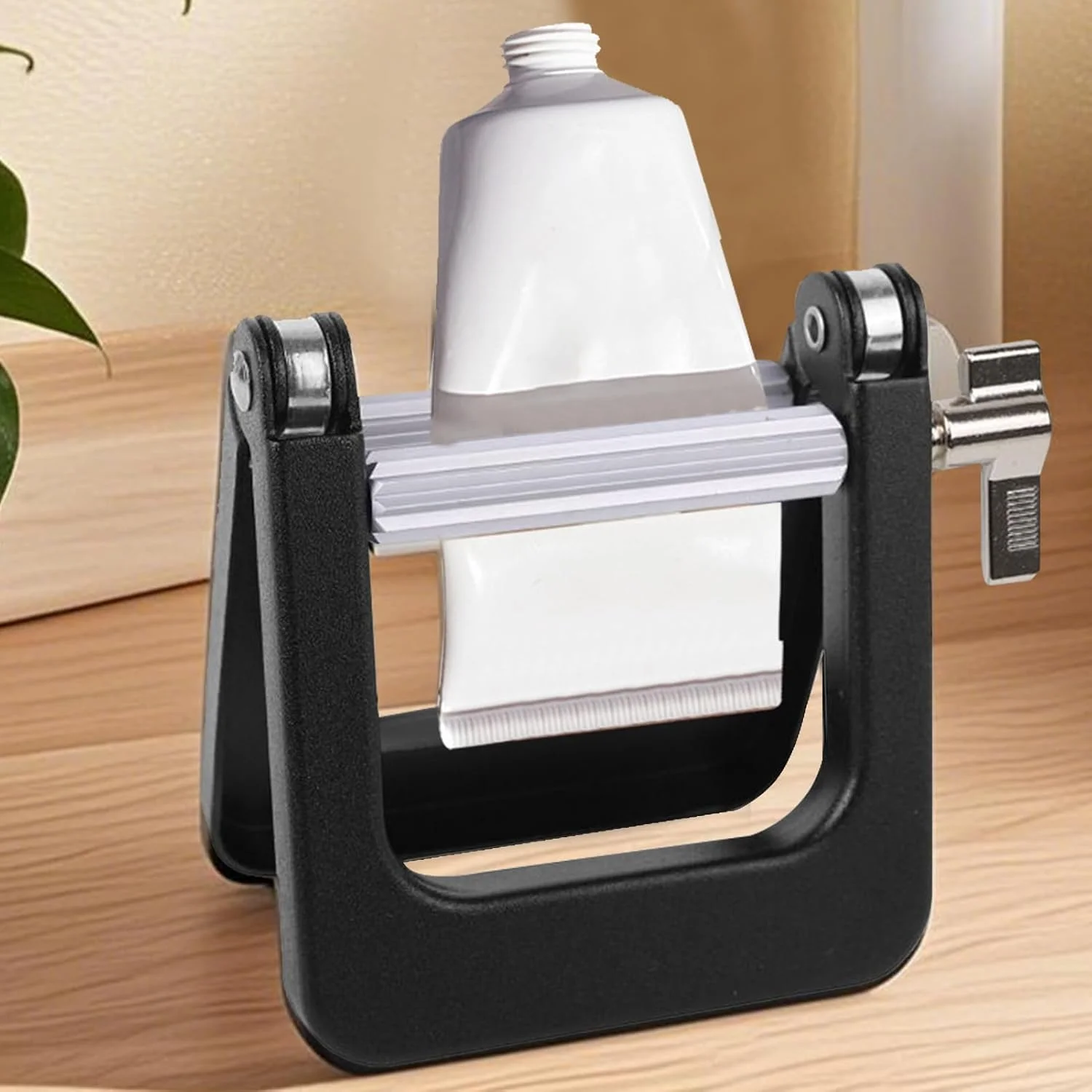 فشار دهنده فلزی خمیر دندان - گیره فشار دهنده چند منظوره خمیر دندان، لوازم جانبی حمام برای پماد رنگ مو، مناسب منزل، مسافرت، سالن و استودیو