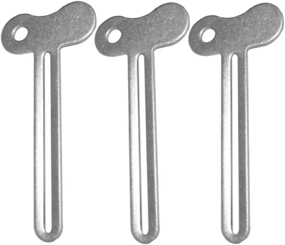 آیونیس، بسته 3 عددی فشار دهنده خمیر دندان فلزی استیل، کلیدهای پیچشی تیوپ، پخش کننده غلتکی رنگ مو، رنگ حمام و لوازم آرایشی