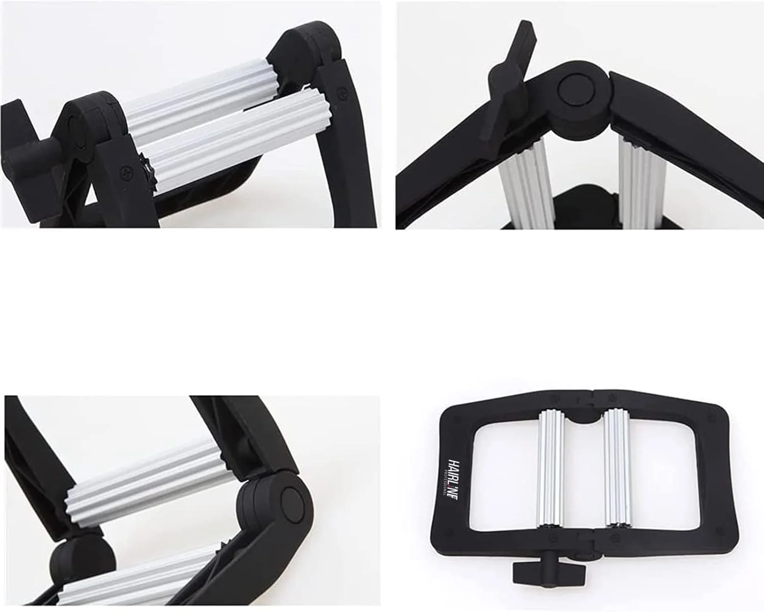 غلتک فشار دهنده پلاستیکی حرفه ای Hair Line، مناسب برای خمیر دندان، تیوب رنگ، لوازم آرایشی، هنرمندان، کرم دست، رنگ مو، آبگیر رنگ برای حمام و سالن - مشکی