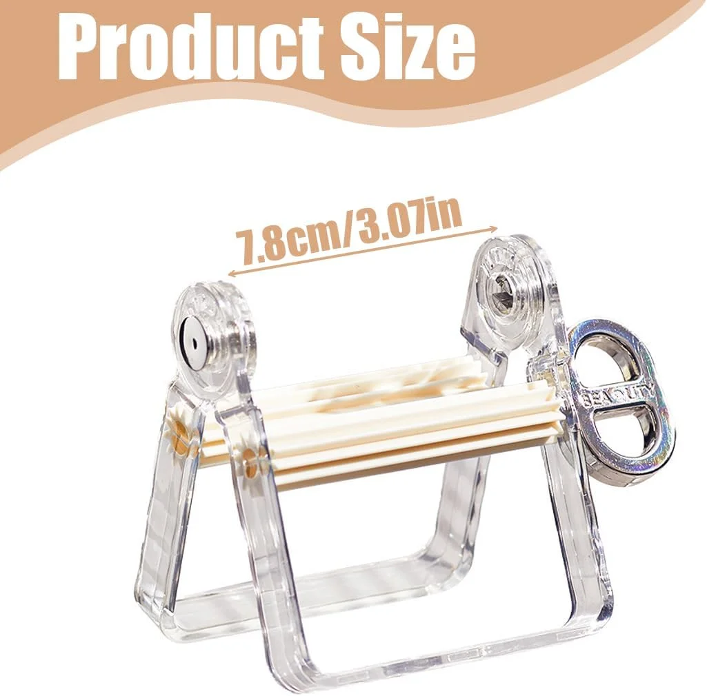 ابزار فشار دهنده تیوب WUSJCOF - ابزار فلزی فشار دهنده، پخش کننده خمیر دندان تنبل، فشار دهنده رنگ مو و لوازم آرایشی، تیوب جمع کن