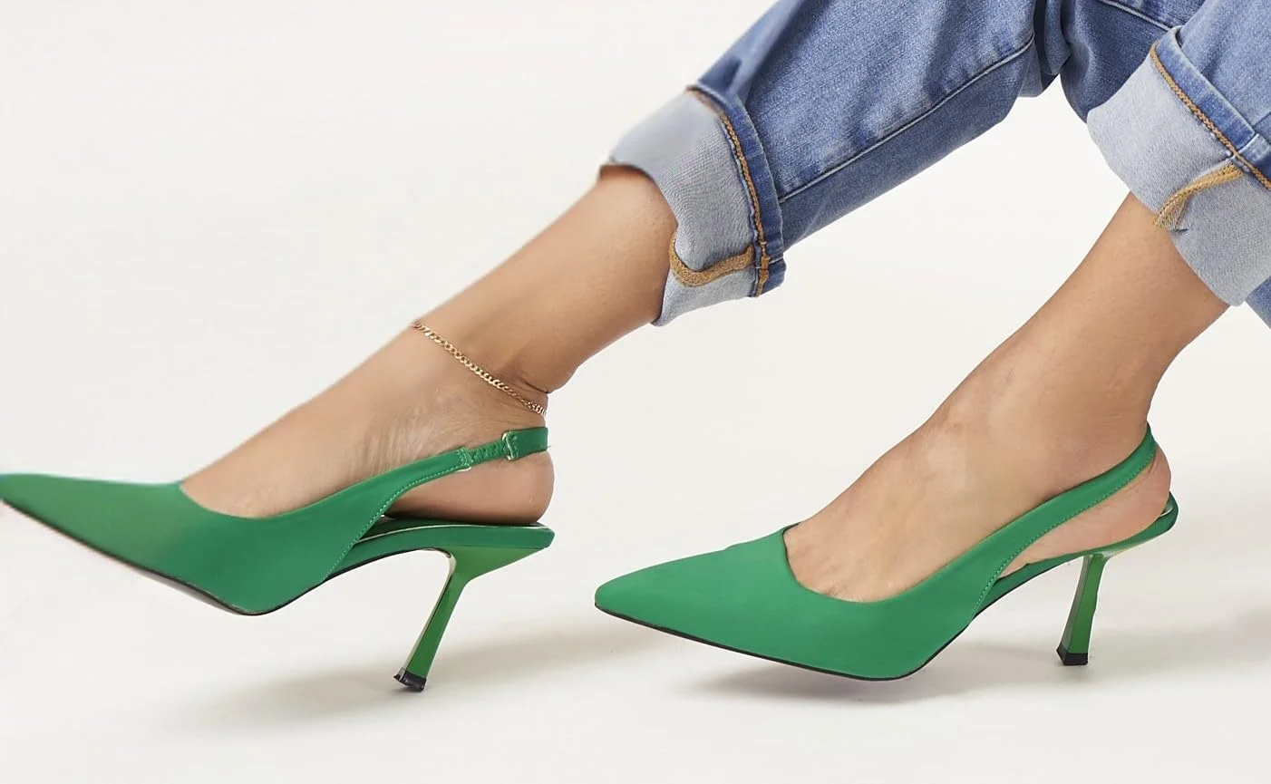 خلخال زنجیری کارتیه زنانه بارزل با روکش طلای 18 عیار، 10 اینچ - ساخت برزیل خلخال زنجیری کارتیه زنانه بارزل با روکش طلای 18 عیار، 10 اینچ - ساخت برزیل