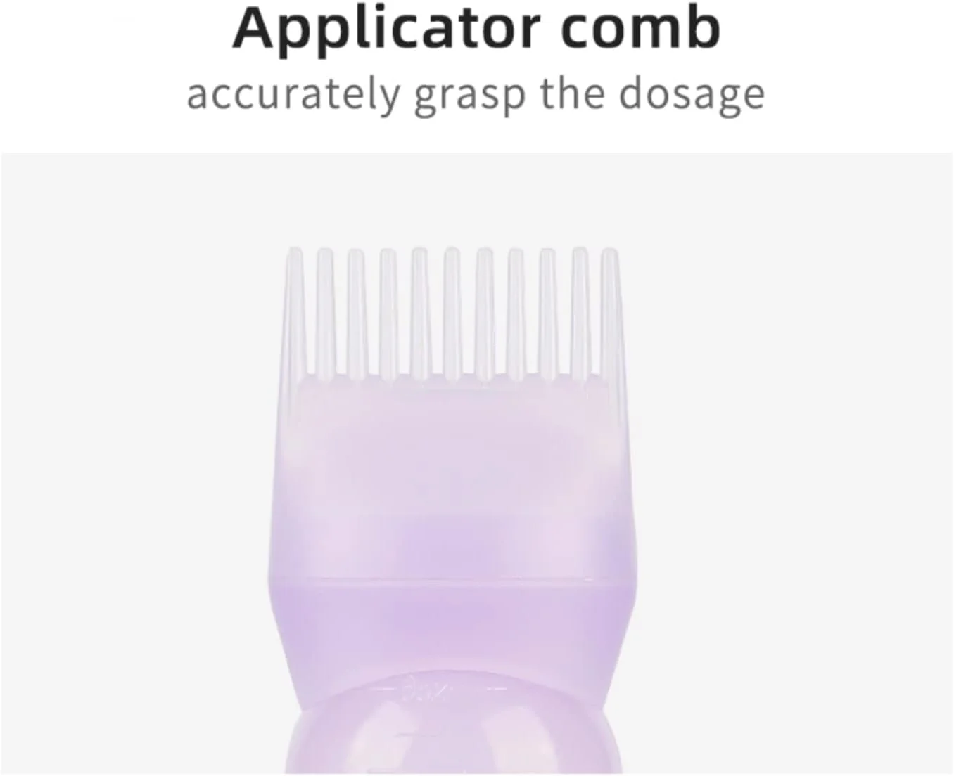 بطری رنگ مو SKY-TOUCH، 3 عدد بطری رنگ مو خالی و قابل پر کردن مجدد با شانه مدرج، بطری شستشو شامپو، بطری اپلیکاتور شانه ریشه برای رنگ کردن مو در سالن