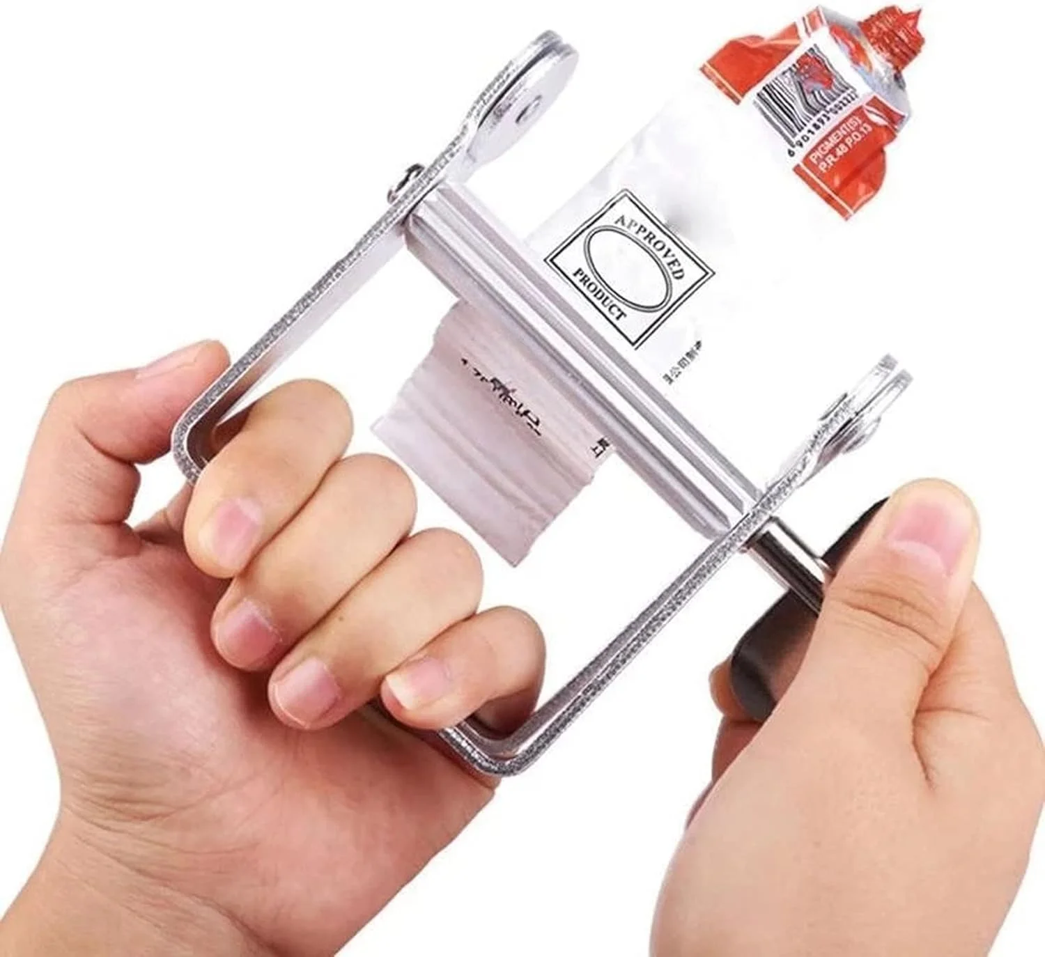 ابزار فشار دهنده تیوب Anicy - فشار دهنده فلزی برای تیوب، پخش کننده خمیر دندان، رنگ مو و لوازم آرایشی