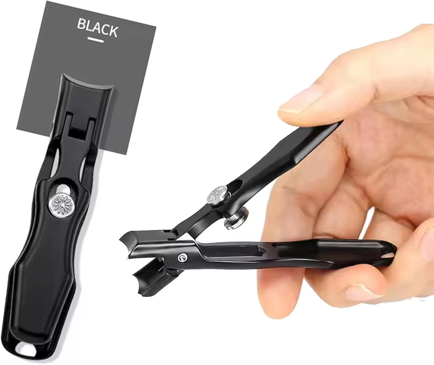 ناخن گیر مردانه سنگین با محفظه جمع آوری ناخن - ناخن گیر و سوهان ناخن تیز، دهانه پهن، بدون پاشش ناخن، دسته ارگونومیک، ست ناخن گیر خود جمع شونده ناخن گیر مردانه سنگین با محفظه جمع آوری ناخن - ناخن گیر و سوهان ناخن تیز، دهانه پهن، بدون پاشش ناخن، دسته ارگونومیک، ست ناخن گیر خود جمع شونده