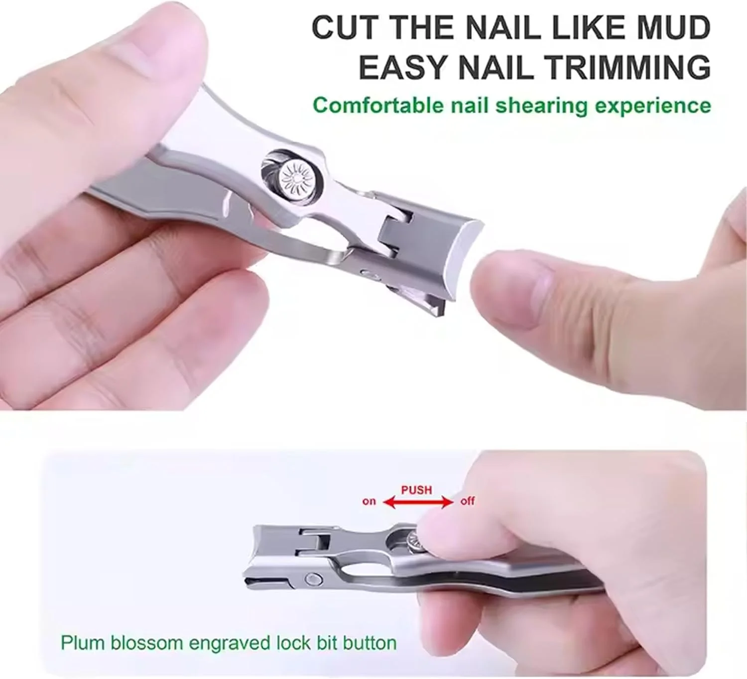 ناخن گیر مردانه سنگین با محفظه جمع آوری ناخن - ناخن گیر و سوهان ناخن تیز، دهانه پهن، بدون پاشش ناخن، دسته ارگونومیک، ست ناخن گیر خود جمع شونده ناخن گیر مردانه سنگین با محفظه جمع آوری ناخن - ناخن گیر و سوهان ناخن تیز، دهانه پهن، بدون پاشش ناخن، دسته ارگونومیک، ست ناخن گیر خود جمع شونده