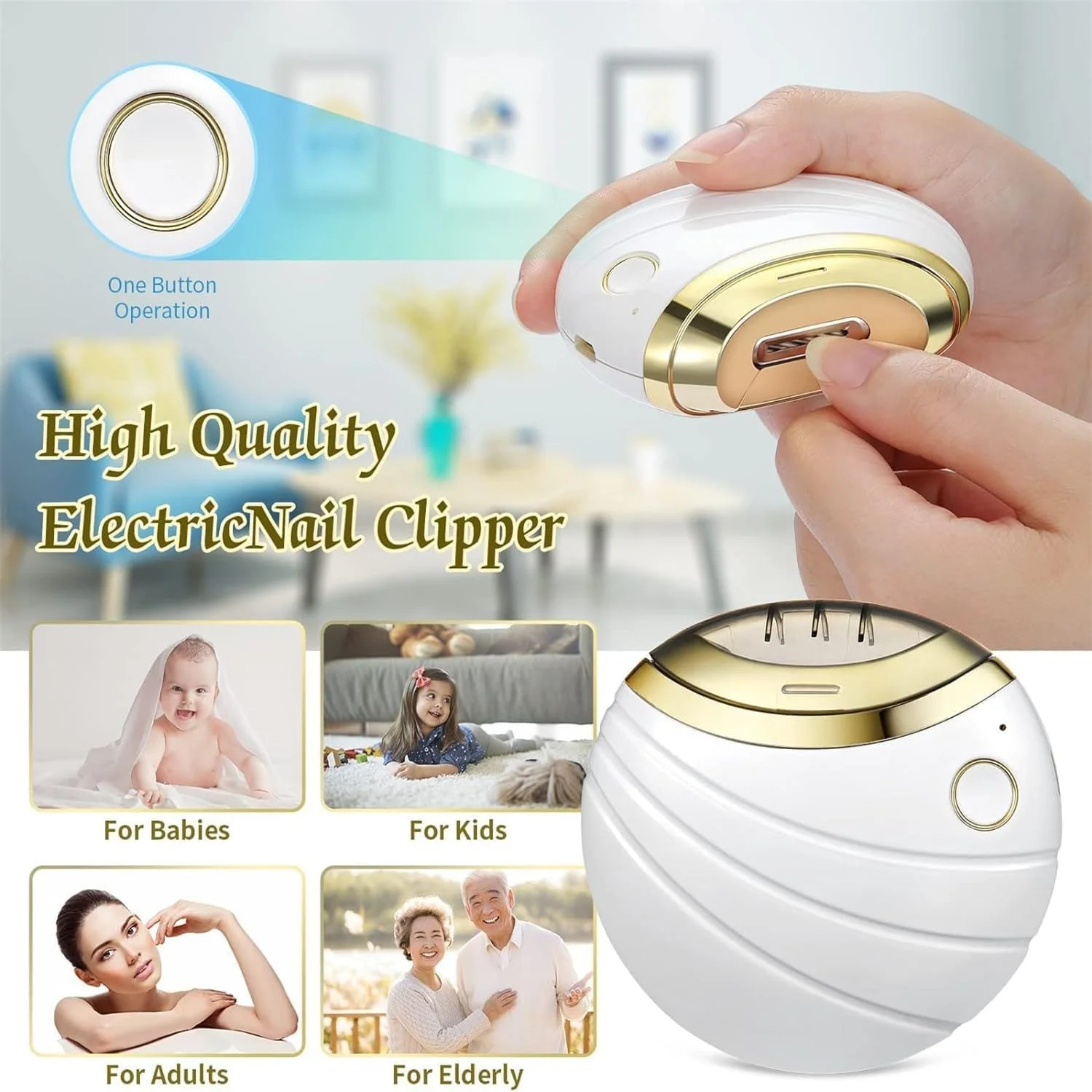 ناخن گیر برقی Joyzzz، ماشین اصلاح ناخن حرفه ای، دستگاه برش ناخن برقی قدرتمند و در عین حال ایمن برای ناخن های ضخیم پا و ناخن های دست، مناسب برای بزرگسالان، سالمندان، کودکان، مردان و زنان ناخن گیر برقی Joyzzz، ماشین اصلاح ناخن حرفه ای، دستگاه برش ناخن برقی قدرتمند و در عین حال ایمن برای ناخن های ضخیم پا و ناخن های دست، مناسب برای بزرگسالان، سالمندان، کودکان، مردان و زنان